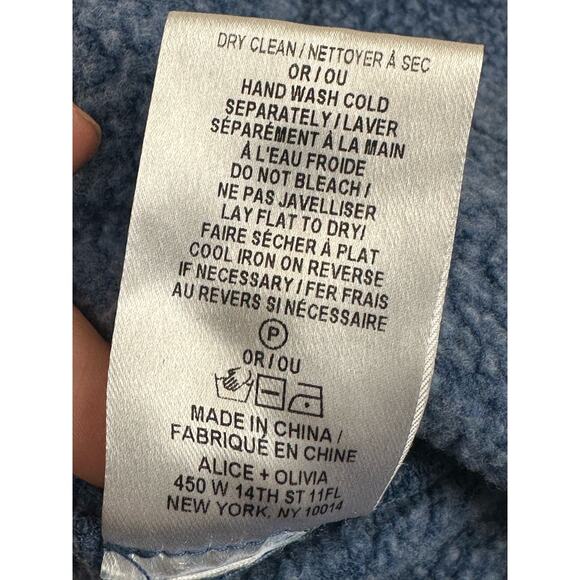 Alice + Olivia NYC chambray blue joggers size Small - Picture 5 of 9